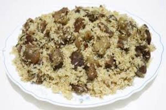 গরুর মাংস চিনি গুড়া বিরিয়ানি